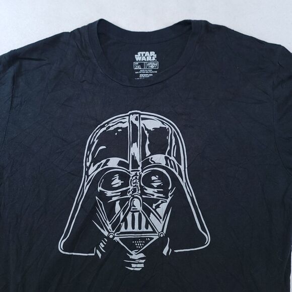 Star Wars Darth Vader Short Sleeve Graphic Pullover T Shirt Mens Size 2XL Black - Picture 1 of 11